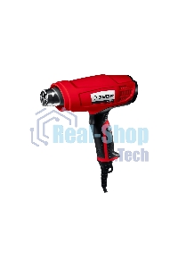 Фен технический Зубр ФТ-2000насадки 3 шт, 2 режима: 350/650град, 350/550л/мин, 2000Вт