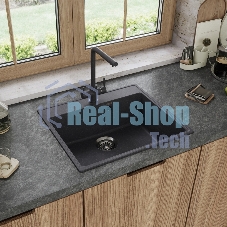 Кухонная мойка Maunfeld Perla 580 MFQS-580DGR темно-серый