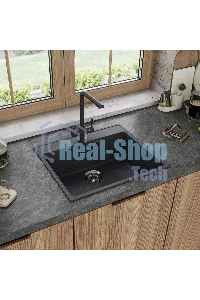 Кухонная мойка Maunfeld Perla 580 MFQS-580DGR темно-серый