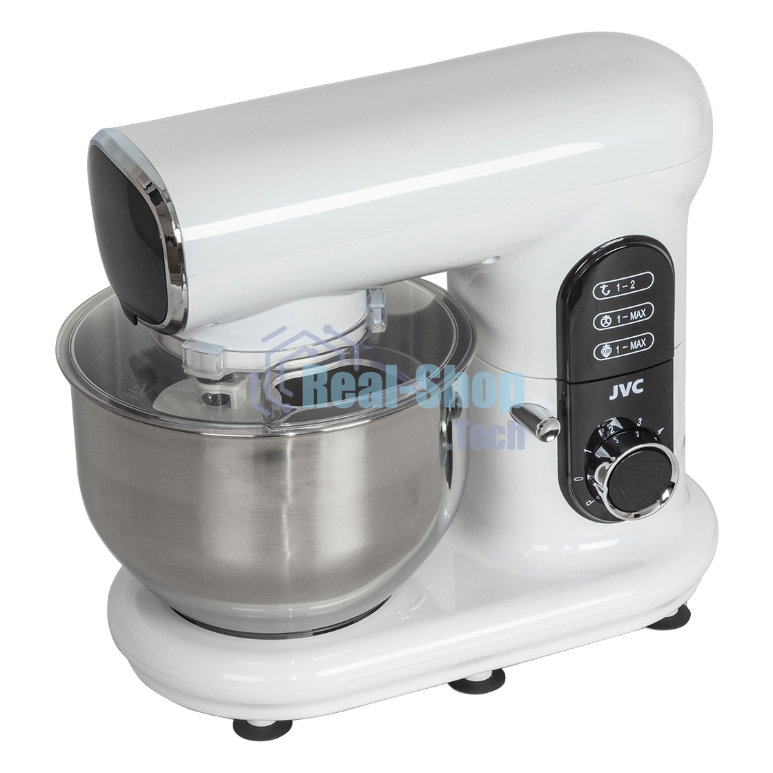 Миксер планетарный JVC JK-MX515 белый, 5 л, 1000 Вт