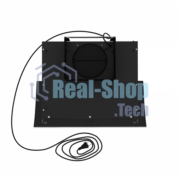 Вытяжка каминная Elikor Wave BK 50 черный, 50 см, 750 куб. м/ч, 56 дБ