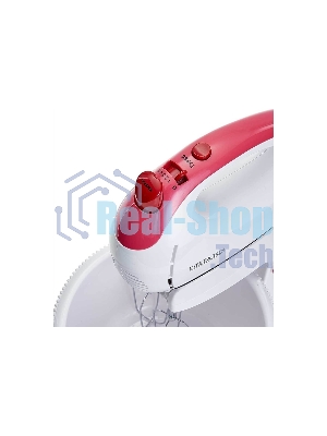 Миксер Delta LUX DL-5071C белый/розовым