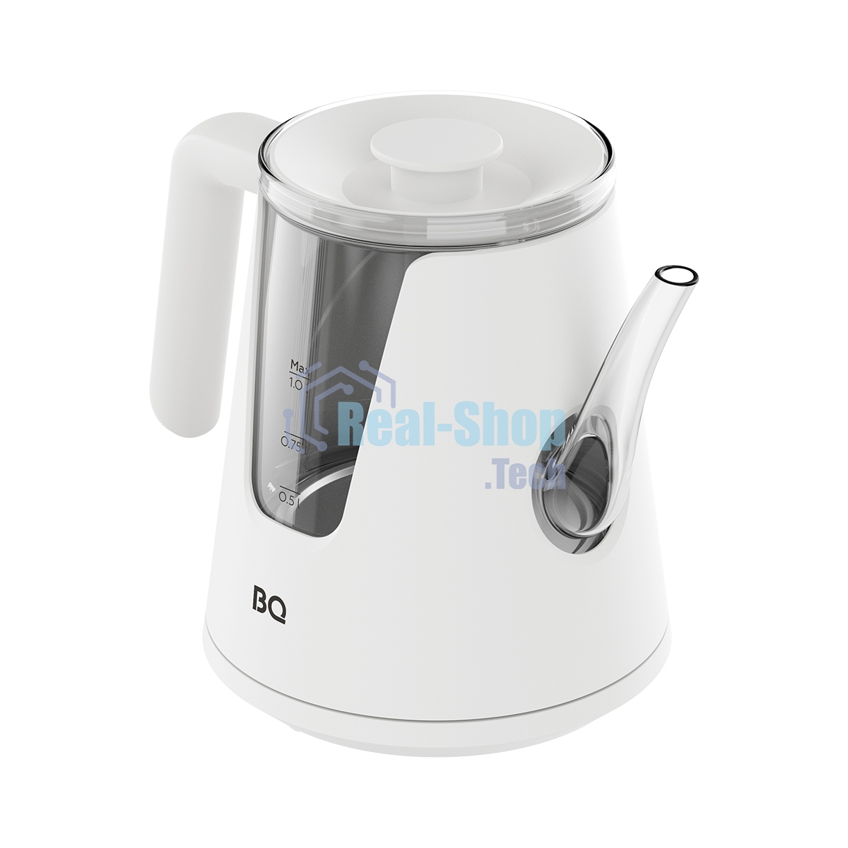 Чайник электрический BQ KT0046DW белый, 2200 Вт, 1л