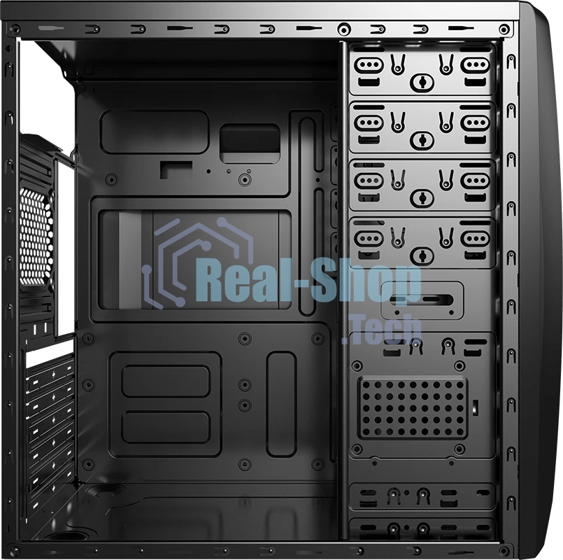 Компьютерный корпус Miditower Aerocool/Formula Cs-1102 черный ATX/micro ATX/mini ITX, USB 3.0 (без БП) 58133