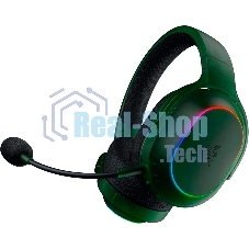 Гарнитура Razer Barracuda X Chroma Phantom Green Edition зелёный, беспроводная, Bluetooth, до 70 ч, подсветка