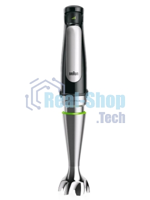 Блендер погружной Braun Multiquick 7 MQ7045X черный, 1000 Вт, плавная регулировка, турбо