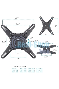Кронштейн для телевизора Kromax ATLANTIS-40 серый 22