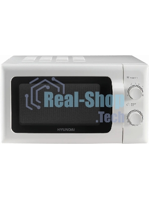 Микроволновая печь Hyundai HYM-M2051 белый, 20 л, 700 Вт, переключатели - поворотный механизм