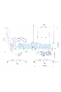 Кресло руководителя Cactus CS-LBK-AMSTERDAM кожа, крестов. алюминий