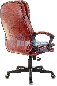 Кресло руководителя Бюрократ T-9950LT коричневый Boroko-37, искусственная кожа, крестовина пластик