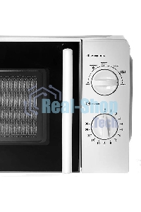 Микроволновая печь DELTA DL-86L20 белый, 20 л, 700 Вт, переключатели - поворотный механизм