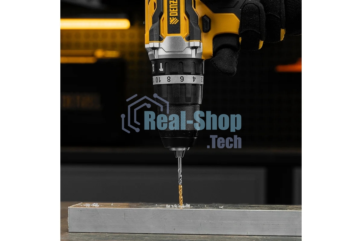 Сверло спиральное по металлу Denzel 3,5 x 70мм, Р6М5, Golden Tip, 2 шт.