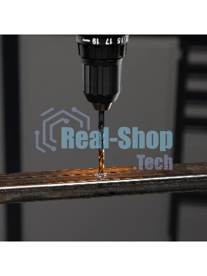 Набор сверл по металлу Denzel 1,5-6,5 мм, HSS-Tin, Golden Tip, 13 шт