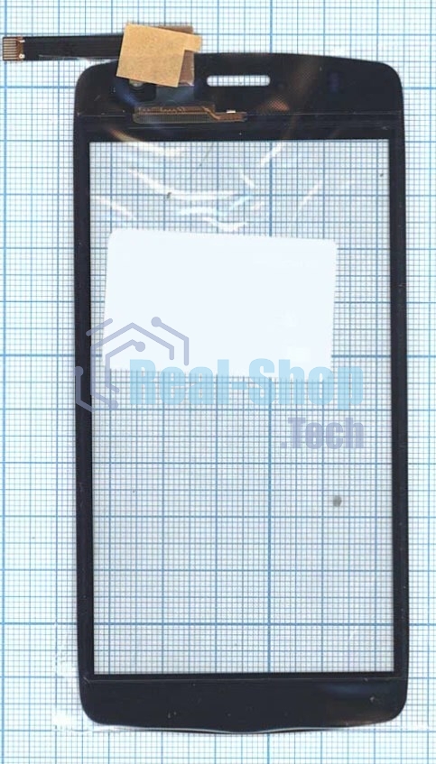Сенсорное стекло (тачскрин) для DNS S4701, черное
