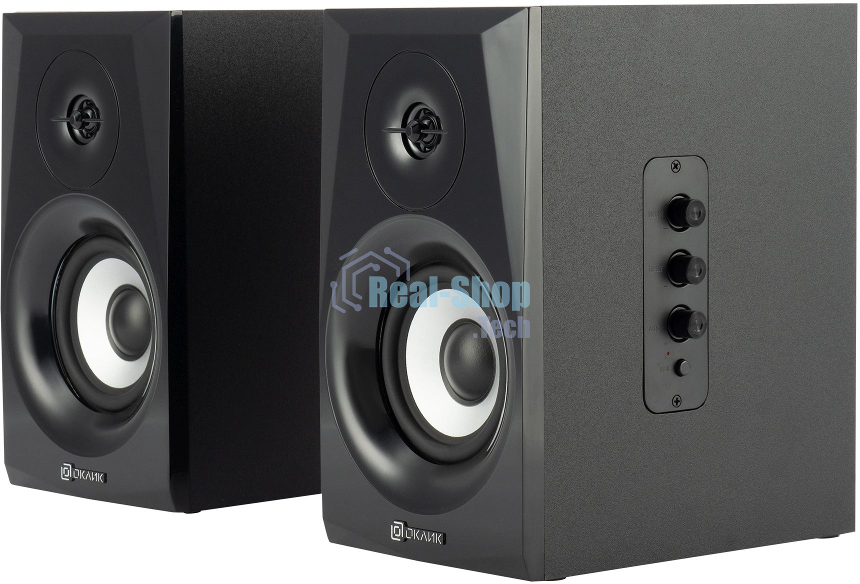 Акустическая система Oklick OK-166 BT 2.0 черный 40Вт