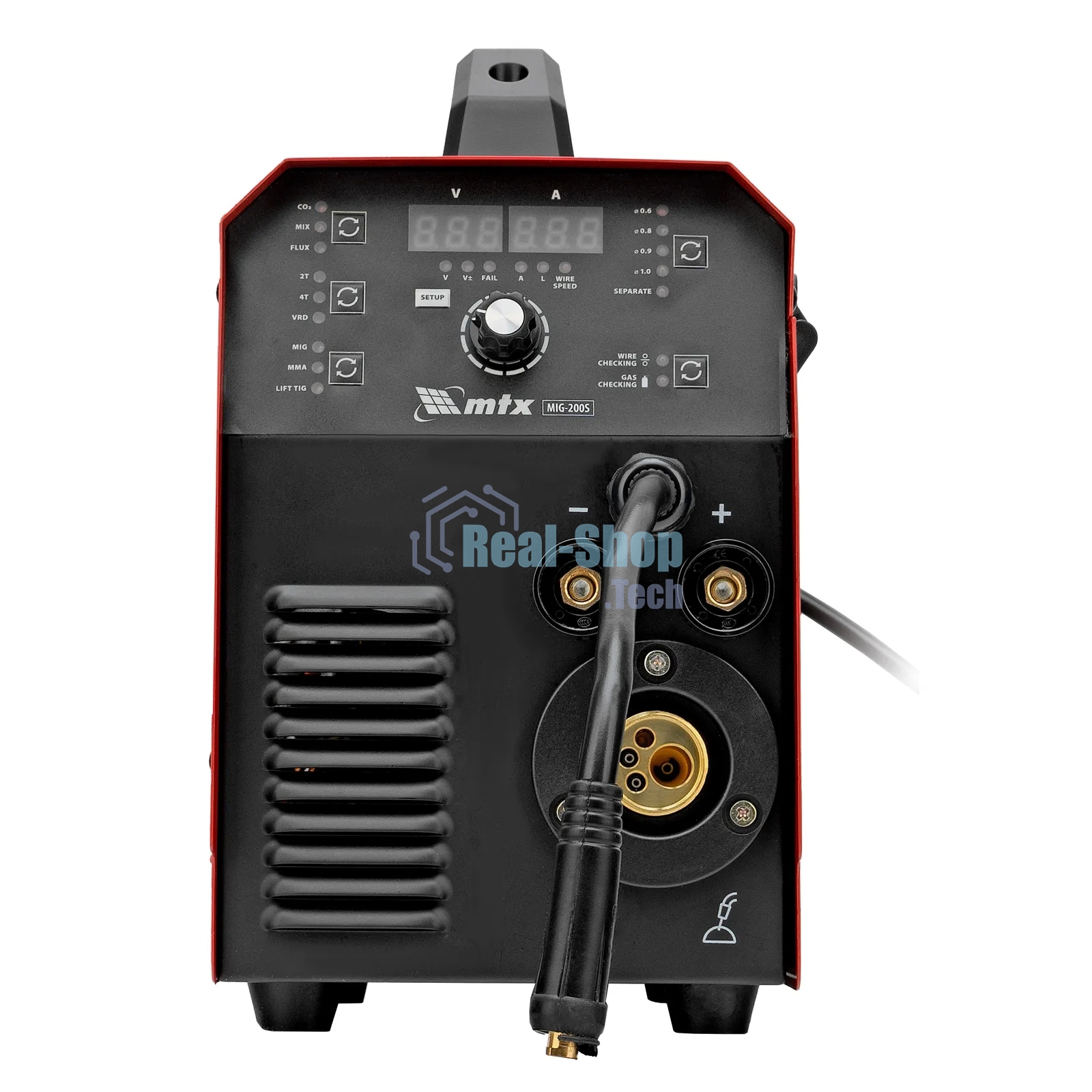 Аппарат инвертор. полуавтомат. cварки MTX MIG-200S, 200A, ПВ 60%, катушка 5 кг
