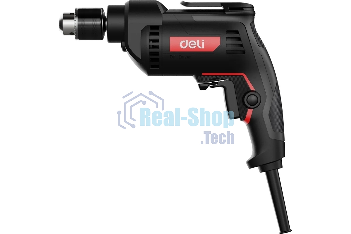 Дрель Deli DE-DZ10-2E, 500 Вт, сетевая, безударная