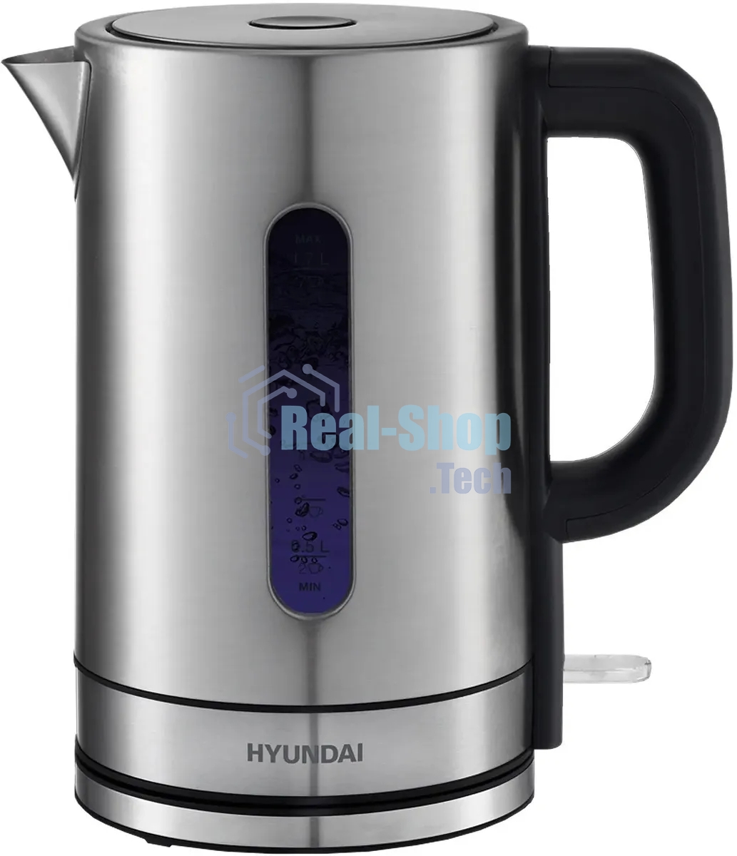 Чайник электрический Hyundai HYK-S2506 1.7л. 2200Вт серебристый (корпус: металл)