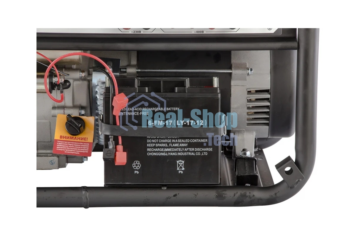 Электрогенератор бензиновый Denzel PS 90 ED-3, 9 кВт, 85 дБ, 90 кг