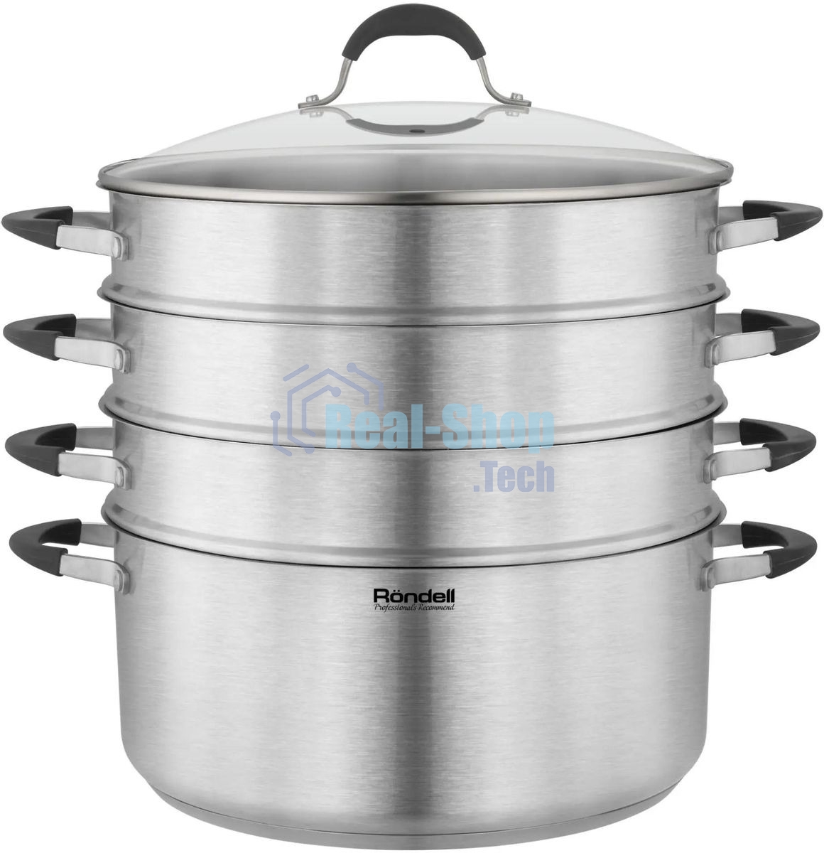 Кастрюля-пароварка Rondell RDS-1815, 30.4л, 32см, с крышкой, сталь