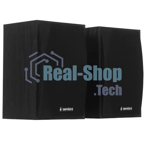 Акустическая система Gembird SPK-201, черный МДФ,2х2,5 Вт, регулятор громкости, USB