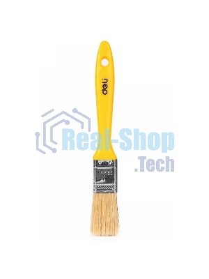 Кисть малярная с пластиковой ручкой Deli DL509111 25мм, натуральная щетина