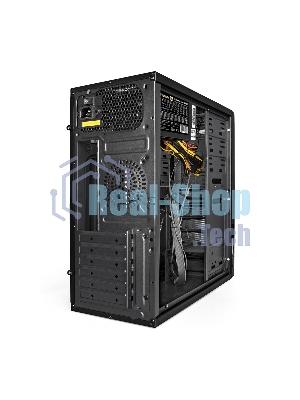 Компьютерный корпус ExeGate EX278398RUS Miditower ExeGate XP-329S Black, ATX, (XP450, Black,120мм), 2хUSB, Audio