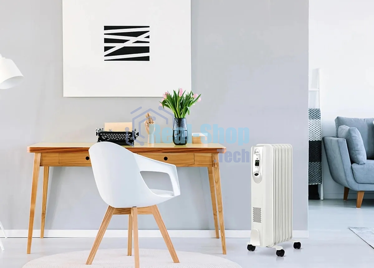 Обогреватель масляный Ballu Comfort BOH/CM-07WDN (7 секций) белый, 1500 Вт, 20 м2, термостат