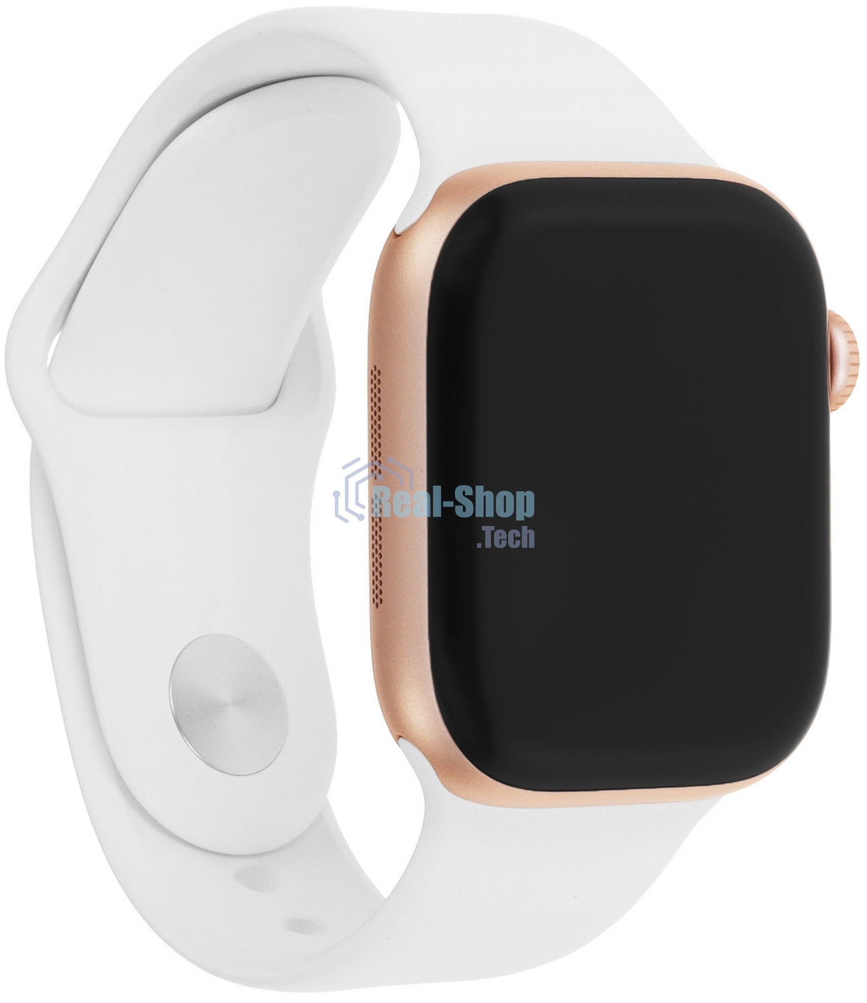 Умные часы Apple Watch Series 11 A3331 42мм OLED корп.розовое золото Sport Band рем.белый разм.брасл.:150-200мм (MEU44LW/A)