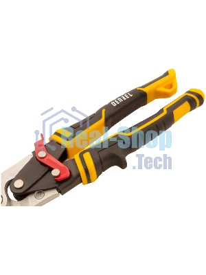 Ножницы по металлу Denzel 270 мм, прямой и левый рез,сталь-СrMo, трехкомп.рук-ки