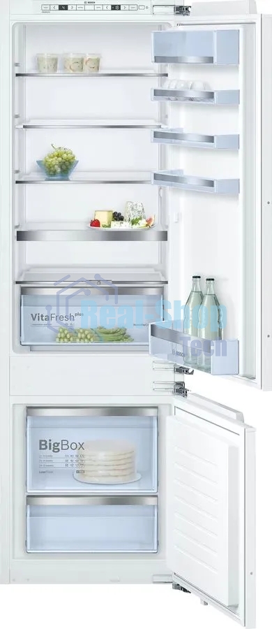 Холодильник Bosch KIS87AF30U белый (двухкамерный), встраиваемый