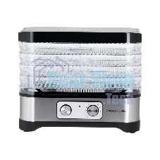 Сушилка для овощей и фруктов Galaxy Line GL 2639, черный с серебристым, с механическим управлением, 500 вт