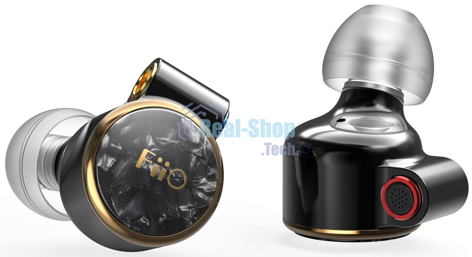 Наушники вкладыши Fiio FD3 1.2м черный/медный проводные в ушной раковине
