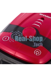Пылесос Sharp ECKB19RR, красный/черный, 350/1900 Вт, уборка сухая, пылесборник мешок 2.3 л