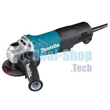 Угловая шлифовальная машина (болгарка) Makita GA5050R,ф125мм,1300Вт, 11000об\м,2.5кг,кор,anti-restart,пл. пуск,держ-ль Anti