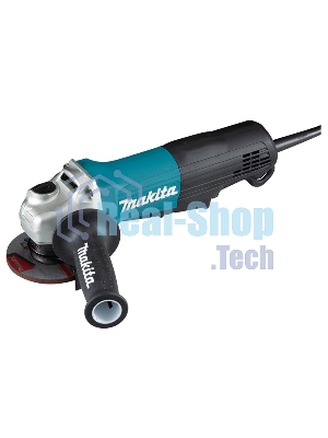 Угловая шлифовальная машина (болгарка) Makita GA5050R,ф125мм,1300Вт, 11000об\м,2.5кг,кор,anti-restart,пл. пуск,держ-ль Anti