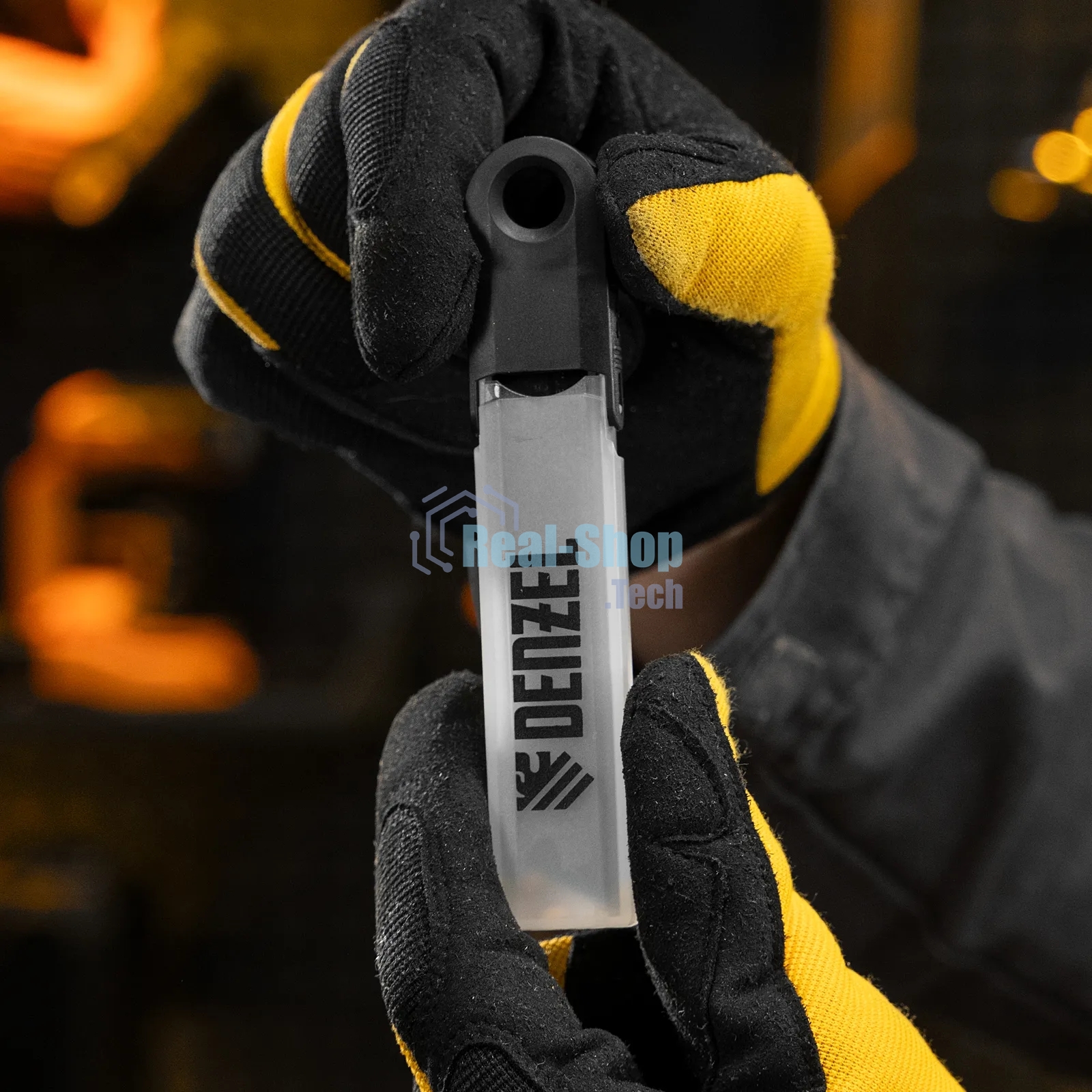 Лезвия Denzel 18 мм, сталь SK4 - 0,5 мм, супер острые, многосегментные, 5 шт.