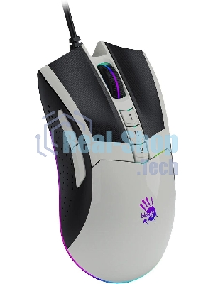 Мышь проводная A4Tech Bloody W90 Max белый/черный, 10000 dpi, USB, кнопки - 10