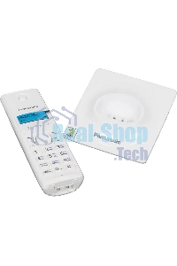 Телефон беспроводной (DECT) Panasonic KX-TG1711RUW (белый) АОН, Caller ID,12 мелодий звонка,подсветка дисплея,поиск трубки