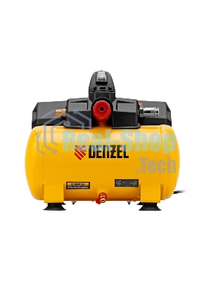 Компрессор Denzel DLS750/6 безмасляный малошумный 750 Вт, 140 л/мин,ресивер 6 л