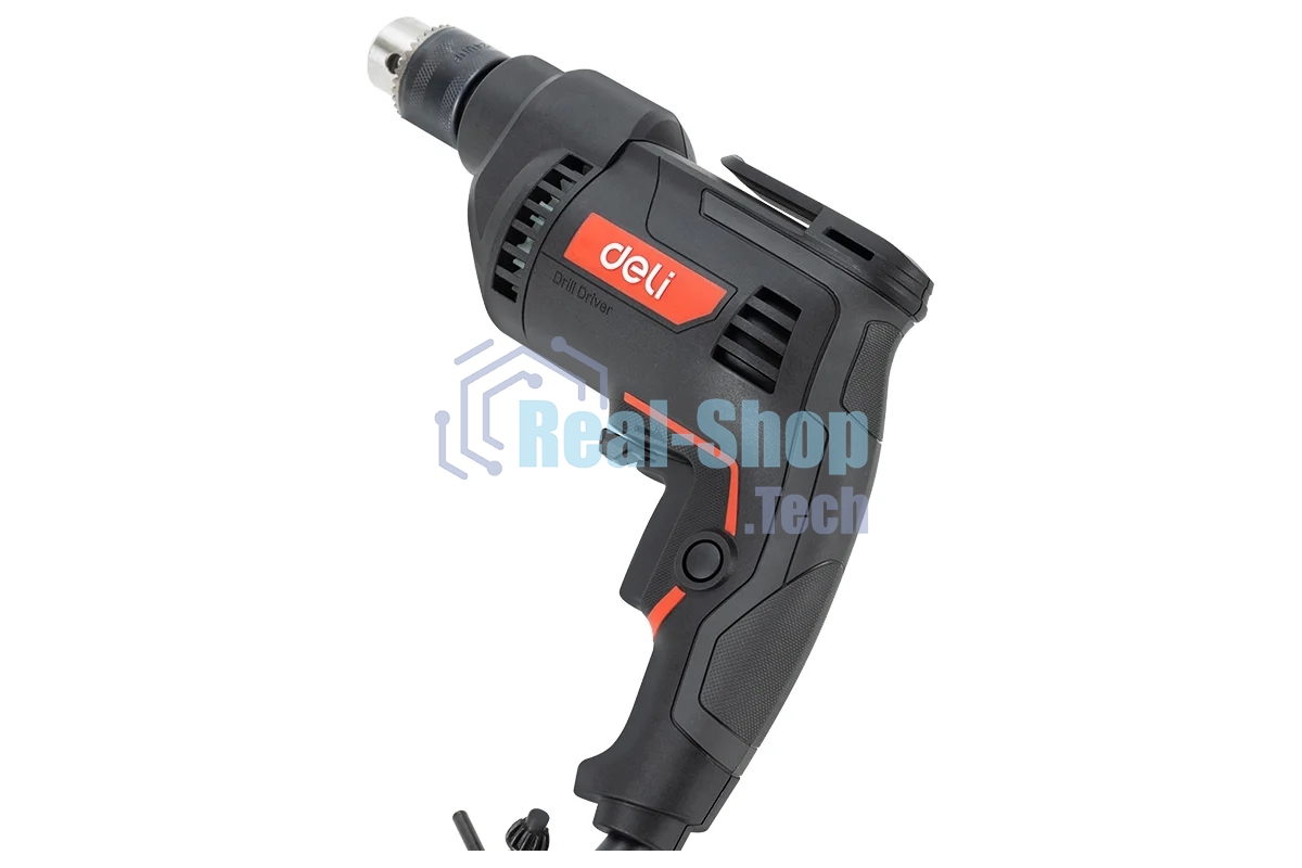 Дрель Deli DE-DZ10-2E, 500 Вт, сетевая, безударная