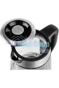 Чайник электрический Centek CT-0013 стекло, 2200 Вт, 1.8 л, серебристый