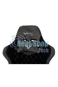 Кресло игровое Бюрократ VIKING 7 KNIGHT B FABRIC черный текстиль/эко.кожа крестовина металл/пластик