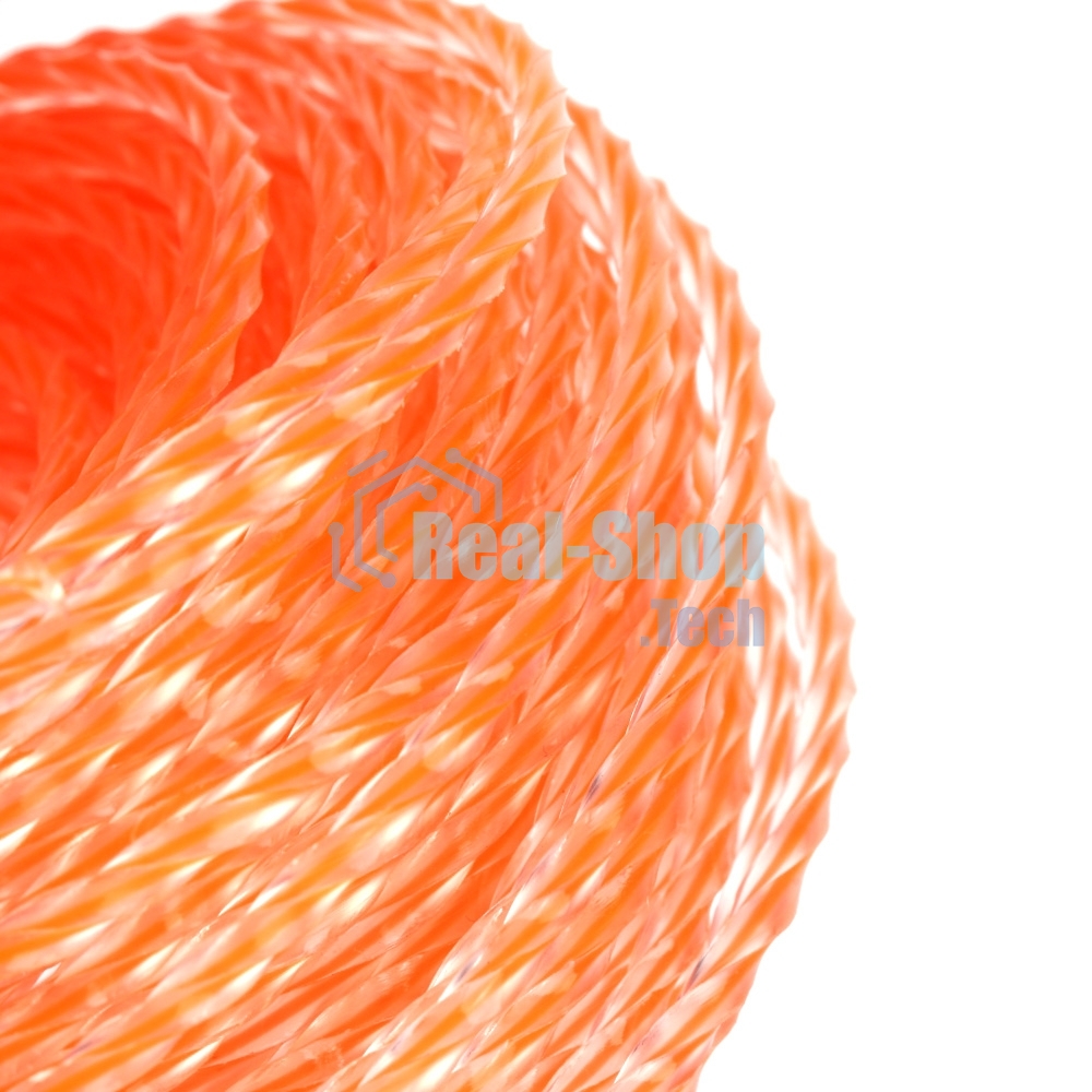 Леска Duoline D 1,6 мм L 15 м (скрученный квадрат, двухцветная, красная жила) на пластиковой обойме, блистерн.тип