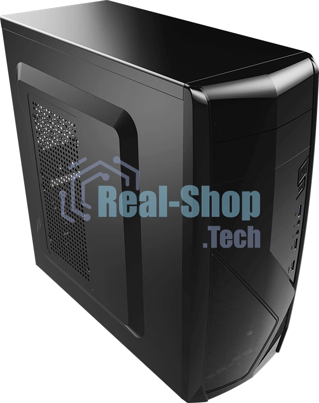 Компьютерный корпус Miditower Aerocool/Formula Cs-1102 черный ATX/micro ATX/mini ITX, USB 3.0 (без БП) 58133