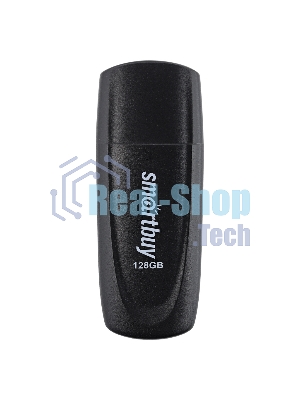 Флешка USB SmartBuy Scout black (SB128Gb2SCK), 128Gb, USB 2.0, R/W 30/15, черный