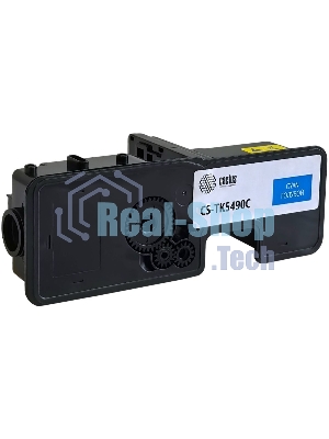 Картридж лазерный Cactus CS-TK5490С голубой (2400стр.) для Kyocera ECOSYS PA2101cx/PA2101cwx/MA2101cfx/MA2101cwfx с чипом