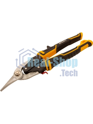 Ножницы по металлу Denzel 270 мм, прямой и левый рез,сталь-СrMo, трехкомп.рук-ки