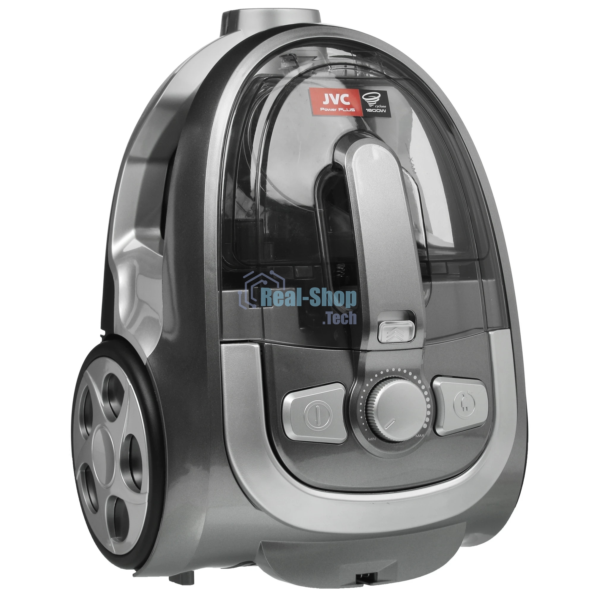 Пылесос JVC JH-VC400 серый, 320/1800 Вт, уборка сухая, пылесборник контейнер, 2.5 л.