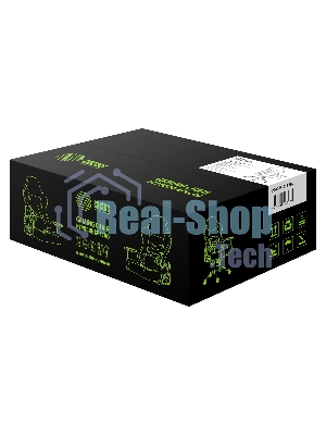 Кресло Cactus CS-CHR-0112BL черный, экокожа, подголовник